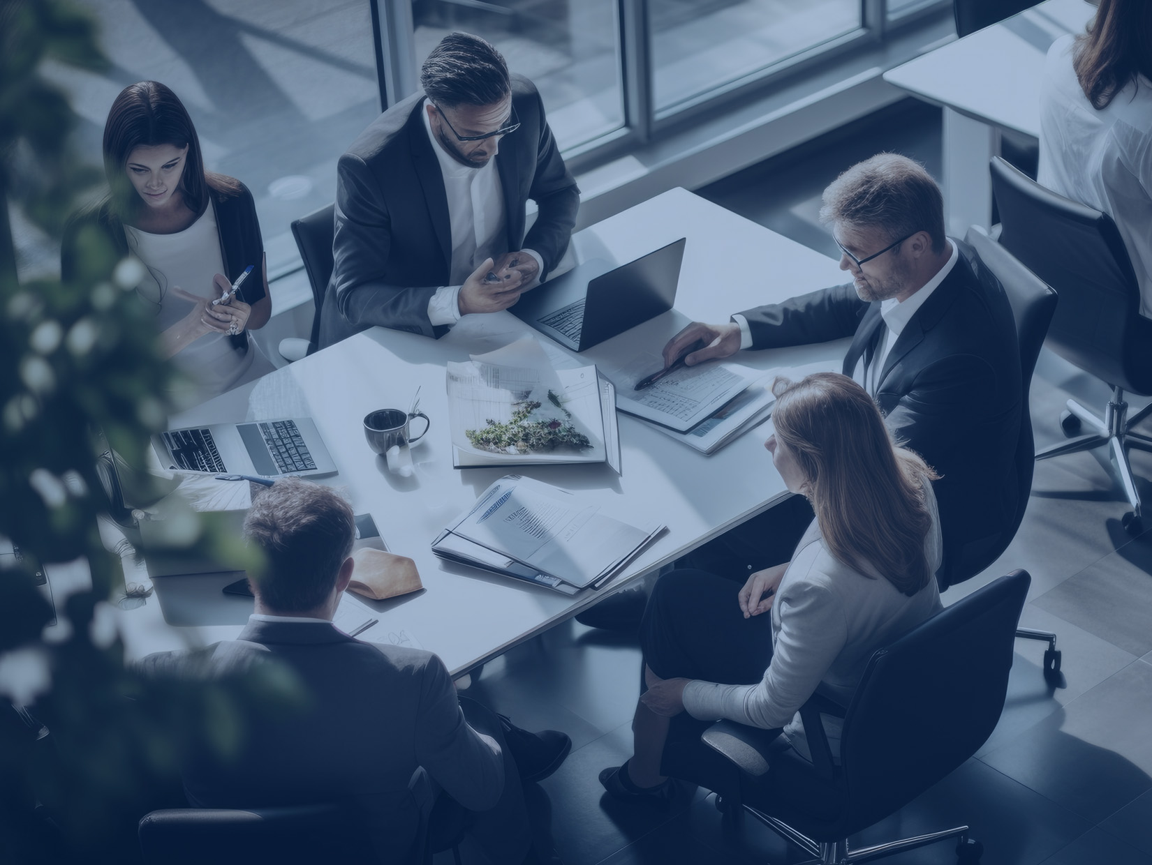 Meeting mit den Kunde